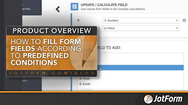 How to fill form fields according to predefined conditions