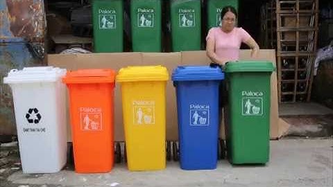 Thùng rác nhựa HDPE 120L