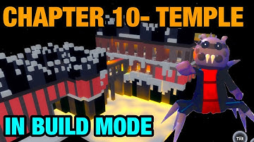 RECREATING PIGGY BOOK 2 CHAPTER 10 ‘TEMPLE’ IN BUILD MODE!!! /ROBLOX PIGGY/