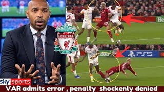 THIERRY HENRY EXPLODES AT VAR! LIVERPOOL ROBBED OF OBVIOUS PENALTY VS GALATASARAY