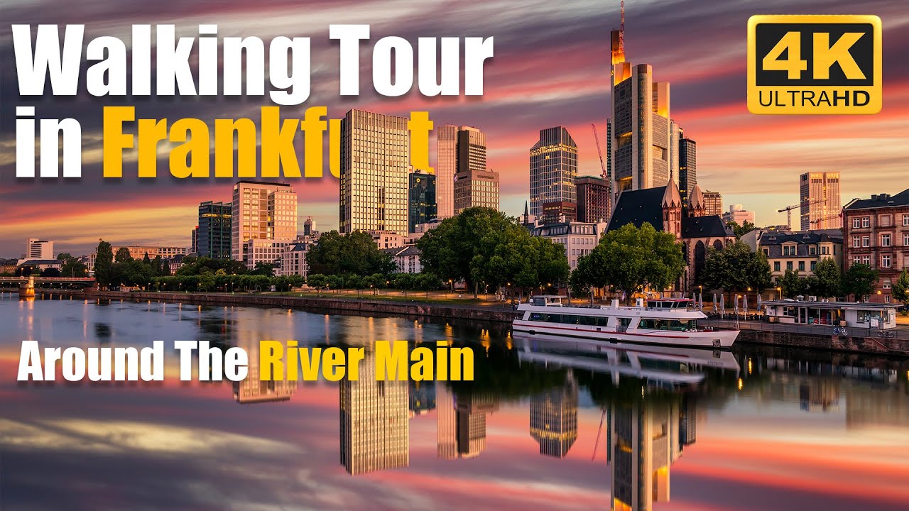 Walking Tour Around The River Main in Frankfurt