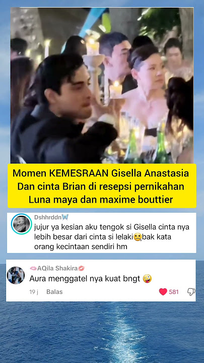 gisel anastasia dan cinta Brian terlihat mesra di acara luna maya #giselle #luna