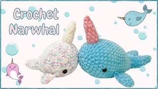 Celebrity Easy Crochet Narwhal (Tutorial) | Free Amigurumi Animal Pattern for Beginners Profile