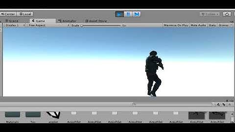 unity third person character controller test run