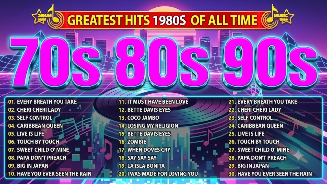 80's Greatest Hits Full Album🎶Best of 80s Music Queen💥Madonna