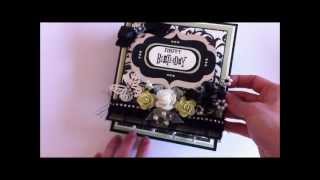Completed Easel Stick Pin Card