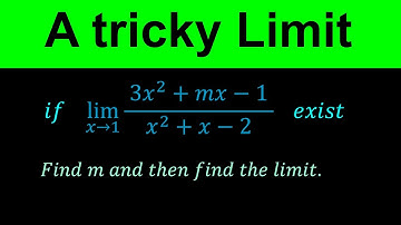 A tricky limit question - Find the limit, if the limit exist -Calculus