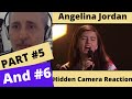 Angelina Jordan - Unchained Melody & Feeling Good - Hidden Camera Reaction - Part 5 & 6