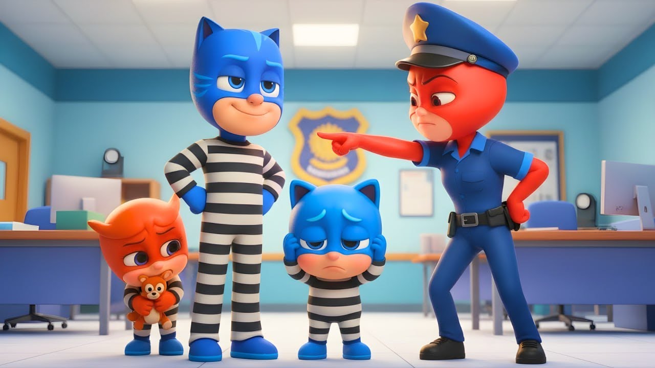 PJ Masks in Prison! 😱 Why Catboy Became a Prisoner? | Catboy's Life Story | PJ MASKS 3D Animation