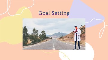 Goal setting - setting smart goals - how to properly set a goal (animated)