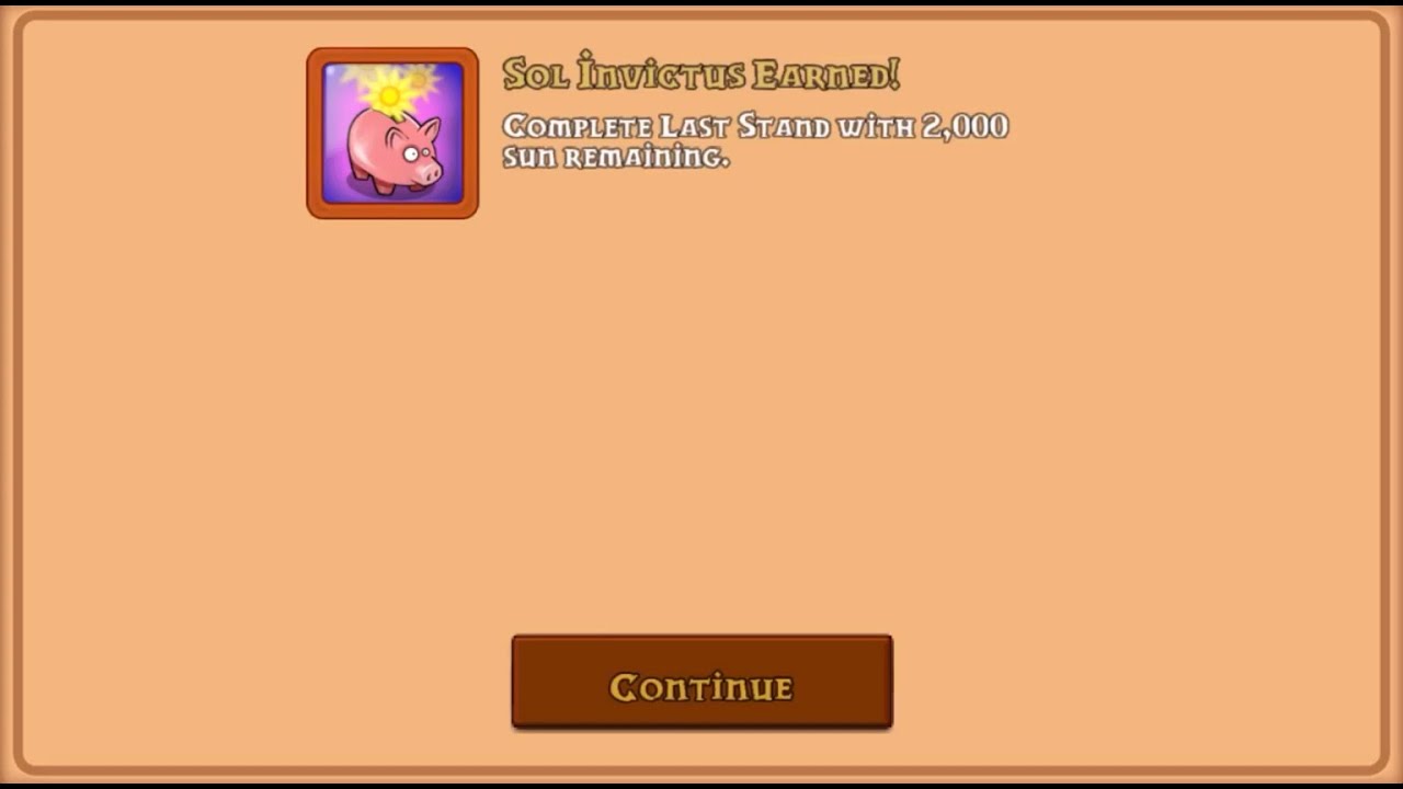 UNLOCK! SOL Invictus “MINI GAME-LAST STAND”(PLANTS VS. ZOMBIES)-