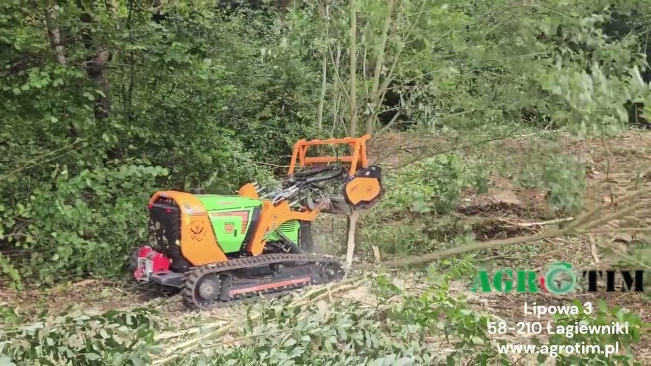 Robot zdalnie sterowany MBD Green Climber LV1000 PRO z głowicą mulczującą TF150