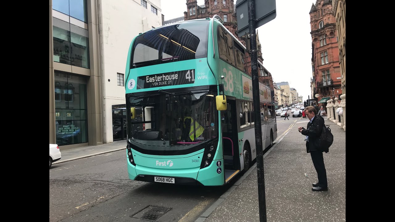 First Greater Glasgow Route 41 West Regent Street to Easterhouse(Original Video)