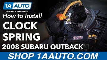 How to Replace Airbag Clock Spring 04-09 Subaru Outback