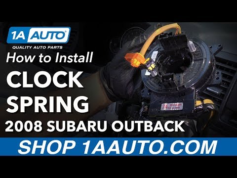 How to Replace Airbag Clock Spring 04-09 Subaru Outback