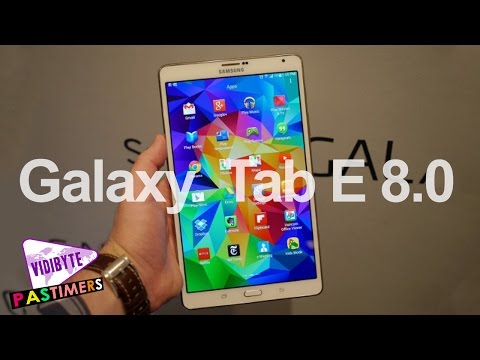 Samsung Galaxy Tab E 8.0 Video clips