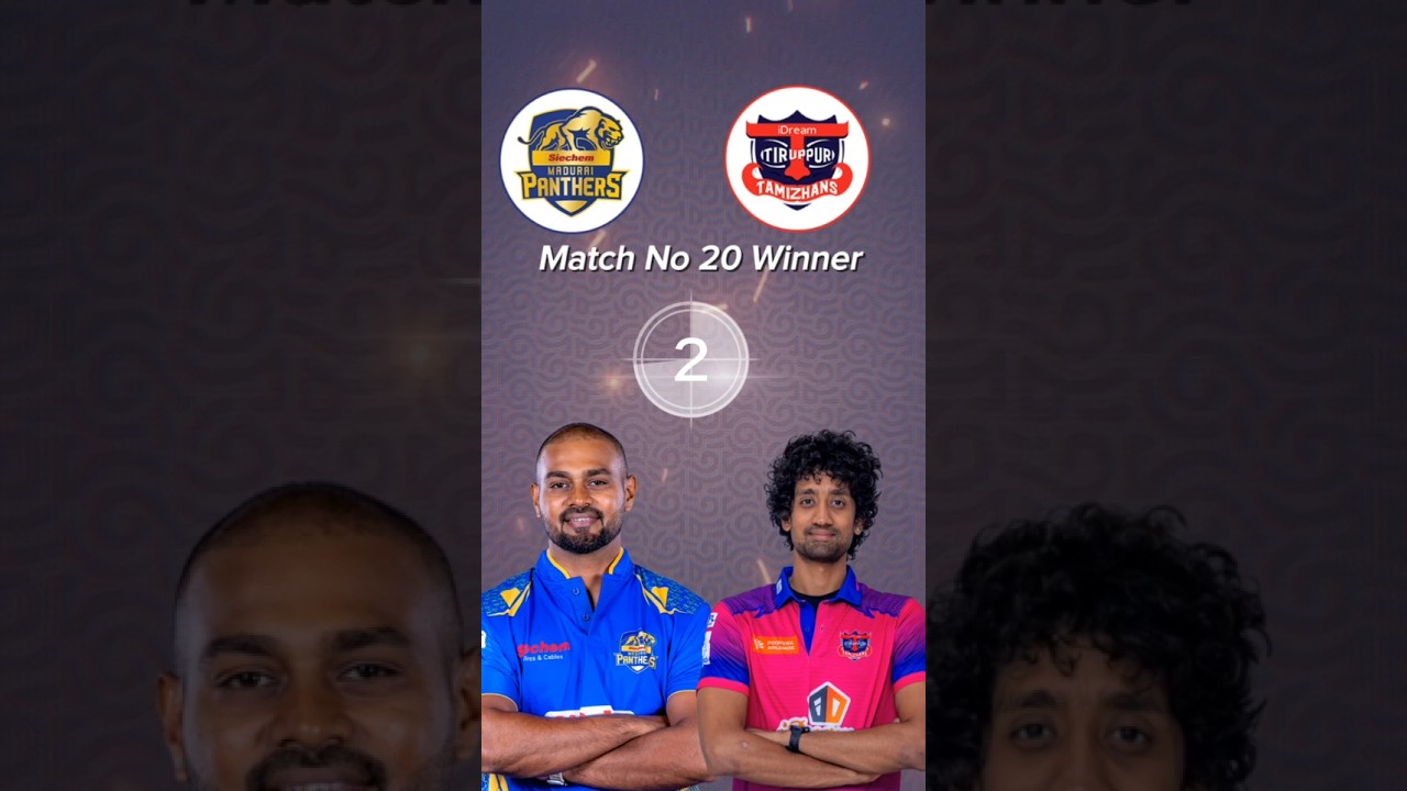 TNPL Winner Prediction Match No 20 Tiruppur Madurai 