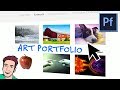 How to Create Your First ART PORTFOLIO Website (Adobe Portfolio)