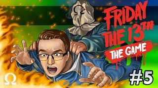 BURNT TO A CRISP, LET'S GO SKINNY DIPPING! | Friday the 13th The Game #5 Ft. Delirious, Bryce +More!