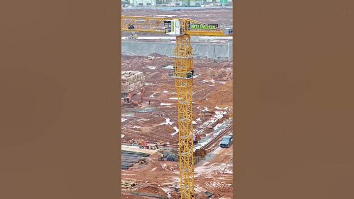 Installation process of tower crane base- Good tools and machinery make work easy
