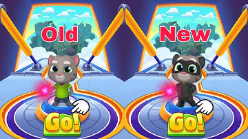 Talking Tom Hero Dash Old vs New - Walkthrough Gameplay - Android iOS