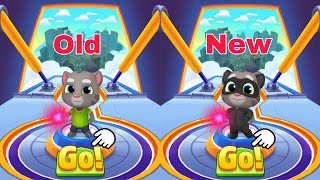 Talking Tom Hero Dash Old Vs New - Walkthrough Gameplay - Android Ios