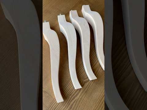Меблеві ніжки і опори з дерева кабріоль H.400, видео 1