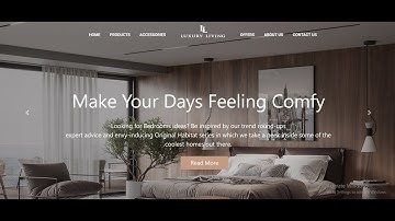 Luxury Living Website - HTML5 CSS3 JavaScript PHP Ajax Bootstrap MySql