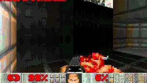 The Ultimate DOOM - E1M7 Computer Station - UV-Max Run in 3:26