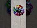 Wall design pipe cleaner flower #youtubeshorts #diy #craftyhome #craft #pipecleaner