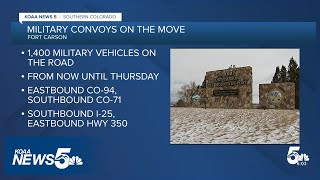Why You'll See 1,400 Military Vehicles on Colorado Roads This Week