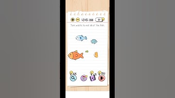 BRAIN TEST - Level - 288 Tom wants to eat all of the fish #ytshorts #shorts -288