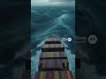 Rogue Waves Slam Container Ship During Violent Ocean Storm