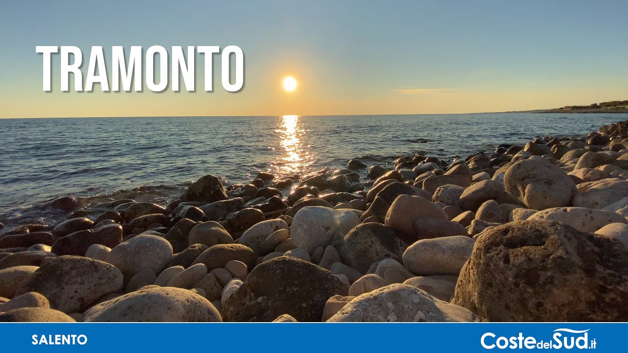 Suono del Mare Rilassante - Tramonto Salento 23 ottobre 2020 - YouTube