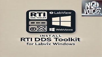 Installing RTI DDS Toolkit for LabVIEW in Windows (No voice)