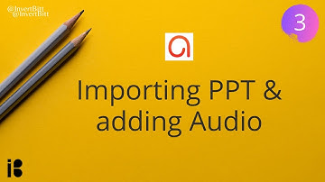 Importing PPT and adding Audio in ActivePresenter