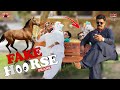  fake horse prank  funny reactions 2022   bheja fry  by afridi bhejafryofficial