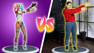 What happens if mix two Fortnite dances in Real Life #2. Challenge. Ninja Style + Old School emote.