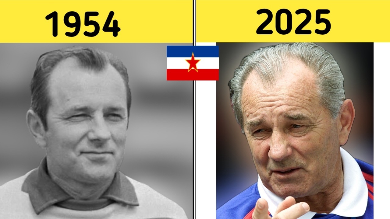 Yugoslavia 🇾🇪 World Cup 1954 Team | Then vs Now Football Legends