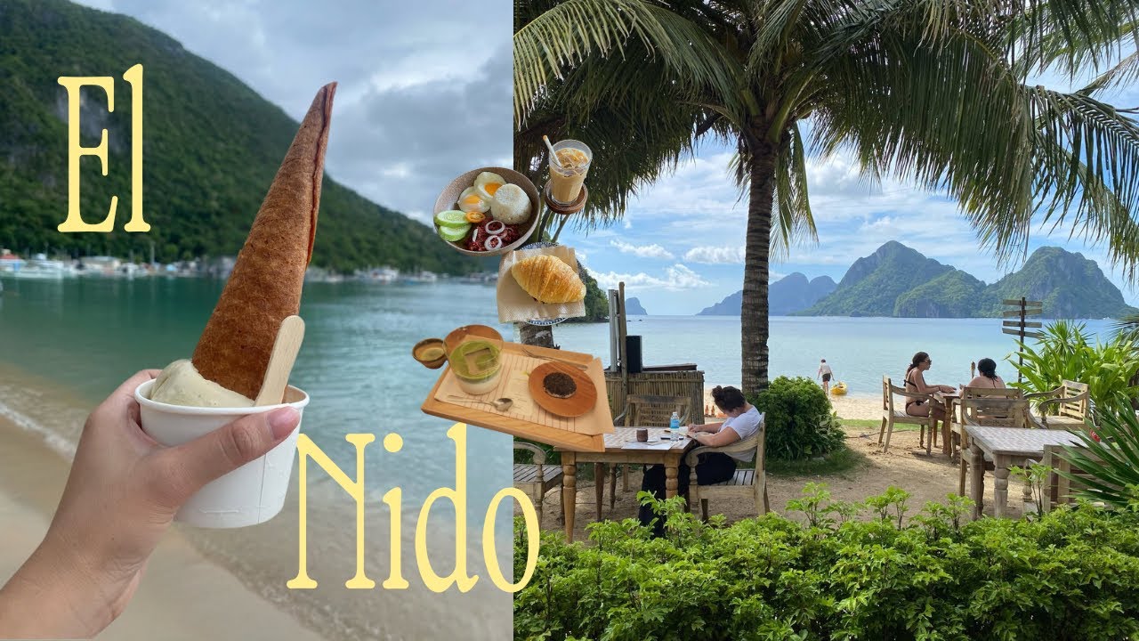 El Nido, Palawan 🪼 no itinerary kind of trip, cafes, island hopping, food trip, finding good matcha