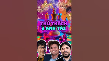 thử thách Magnus Carlsen, hikaru và firouzja #chess #covua #covualogic