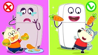 Bearee Family⭐️ Don't Eat Too much Hamburgers -Bearee and Wolfoo learns healthy habits |Kids Cartoon