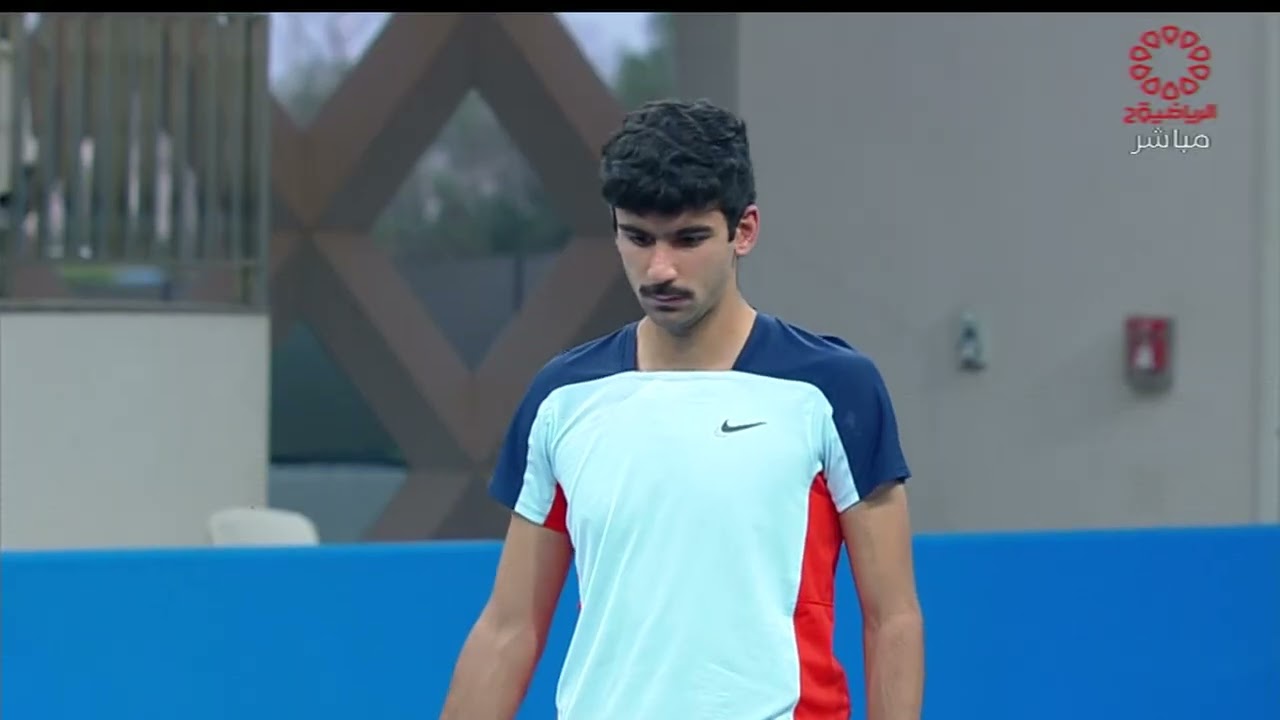 مباراة النهائية لبطولة الاتحادللسن العام للتنس نهائي فردي بين- عيسى قبازرد x بدر عنتر +التتويج.