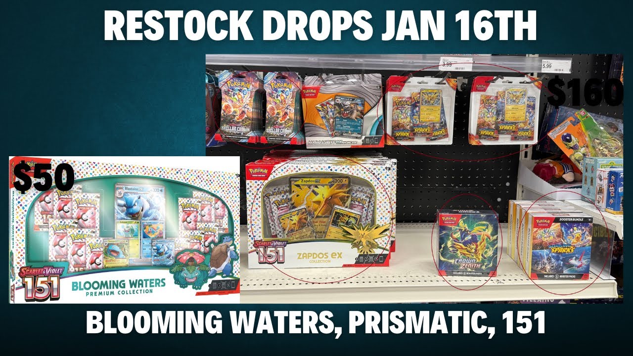 PRISMATIC & 151 RESTOCK DROPS BLOOMING WATERS PRISMATIC AT TARGET
