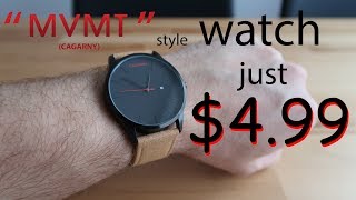 CAGARNY 6850 Business Style Men Quartz Watch - COFFEE | short review | &quot;MVMT&quot; style for just $4,99