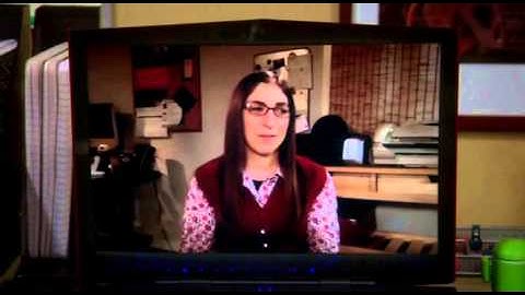 S07E04 TBBT - Sheldon has a unscheduled video chat with Amy!!!