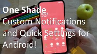 One Shade: Custom Notifications and Quick Settings for Android! screenshot 1