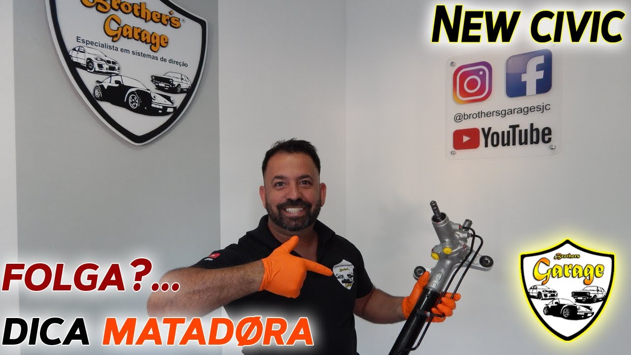 Reparo direcao New civic - Tutorial Montagem completa passo a passo