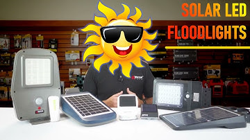 Solar Floodlights! A complete look at Wagan Tech Solar LED Floodlights line