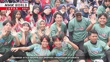 Hari olahraga ala Jepang menginspirasi pelajar IndonesiaーNHK WORLD-JAPAN NEWS